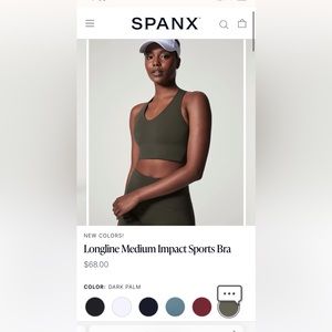 Spank Longline Medium Impact Sports Bra